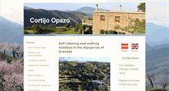 Desktop Screenshot of cortijoopazo.com