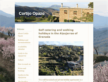 Tablet Screenshot of cortijoopazo.com